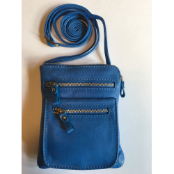 Treats lille skuldertaske bl� KUN ONLINE