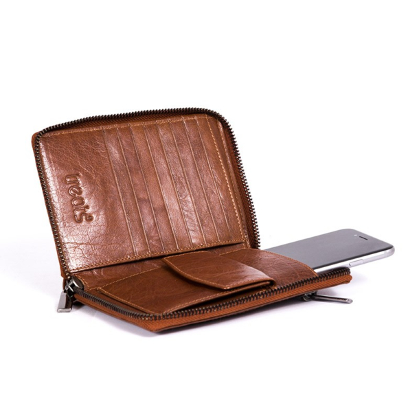 Treats pung m. mobillomme, brun KUN ONLINE