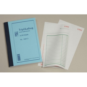 Triplikatbog med talkolonne nr. 10013