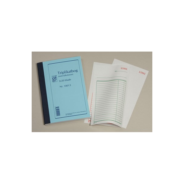 Triplikatbog med talkolonne nr. 10013