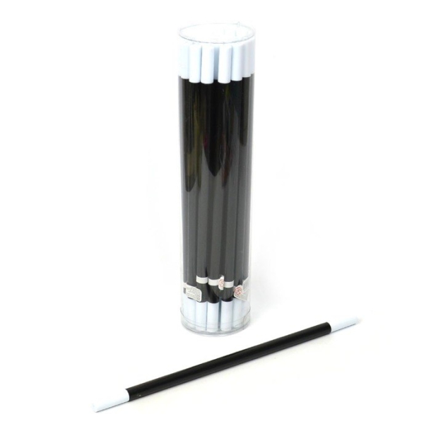 Tryllestav sort/hvid, 33 cm