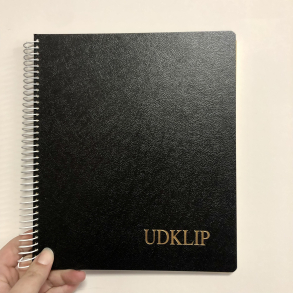 UDKLIP 25 GULE BLADE - 19.5x23 CM Sort