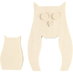 Ulger, krydsfiner, st m. 2 strrelser