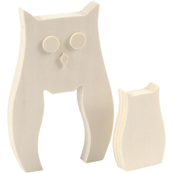 Ulger, krydsfiner, st m. 2 strrelser