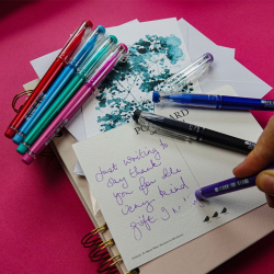 Uni Ball Erasable Gel Ink Roller, Sort