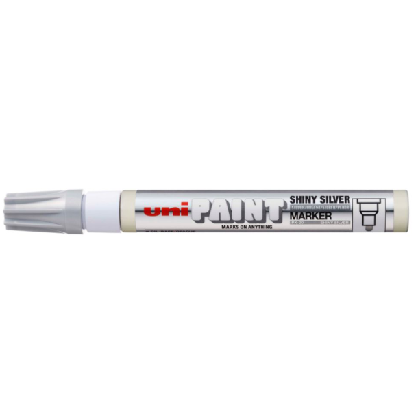 Uni PaintMarker, Shiny Silver