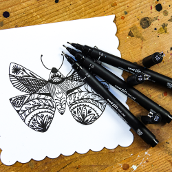 uni PIN, Line Drawing Pen 1.2, sort
