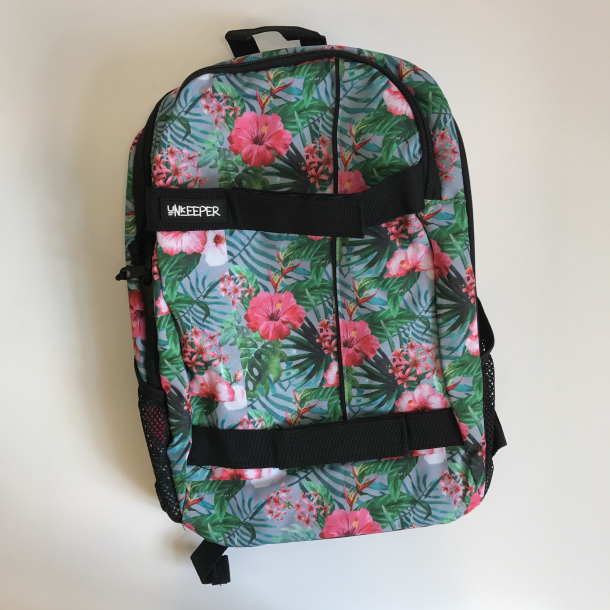 Unkeeper rygsk - pink blomster