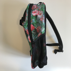 Unkeeper rygsk - pink blomster