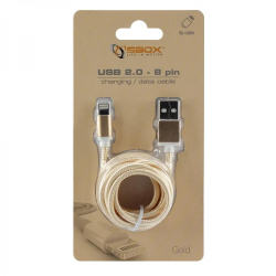 USB kabel 2.0, guld