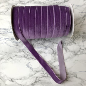 Velourbnd, lilla - meterml