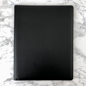 Verona Skrivemappe A4, sort lder