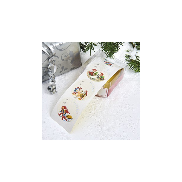 Vilhelm Hansen Selvklbende gavemrker, 100 stk., 5 cm