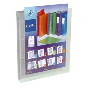 VIQUEL Ringbind A4 4R 30mm KLAR