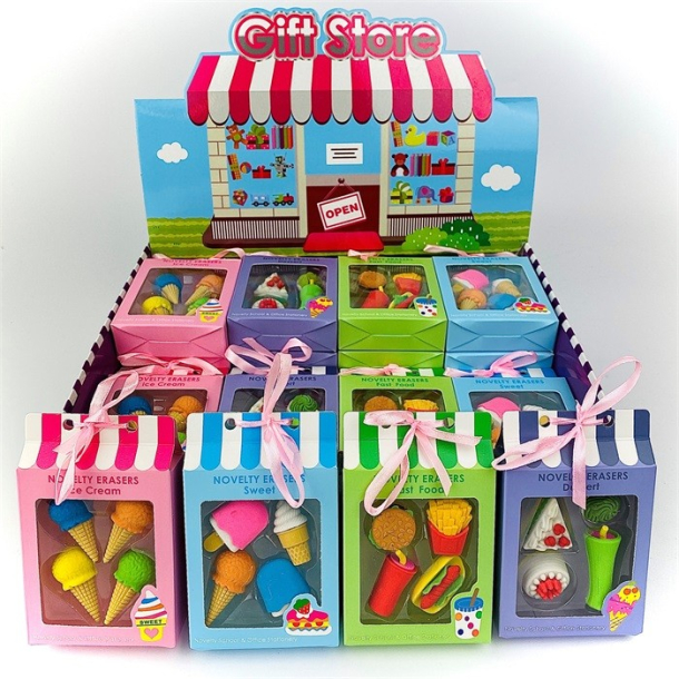 Viskelderst, 4 stk., pink