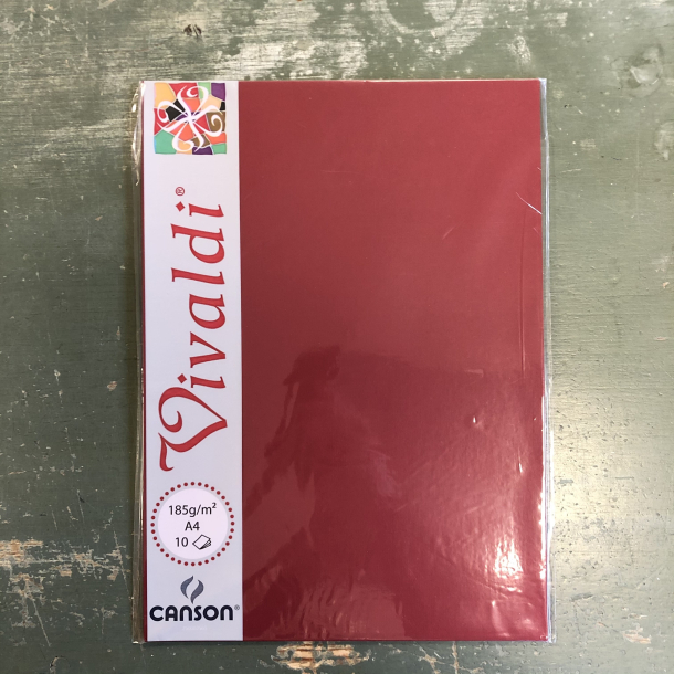 Vivaldi Canson, karton, 185 g, mrkerd