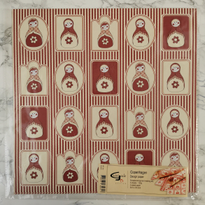 Vivi Gade - Scrapbooking papir, damer i rammer