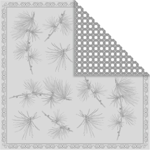 Vivi Gade - Scrapbooking papir, grangrene 