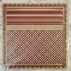 Vivi Gade - Scrapbooking papir, poststempler  