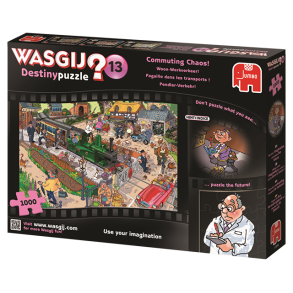 Wasgij 13, Puslespil Commuting Chaos, 1000 brikker