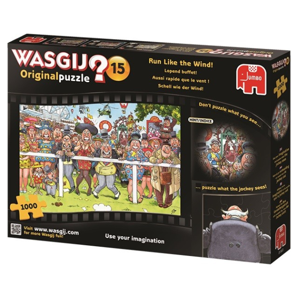 Wasgij 15, Puslespil Run Like The Wind, 1000 brikker