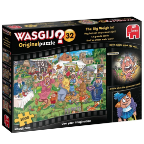 Wasgij 32, Puslespil Flower Show, 1000 brikker