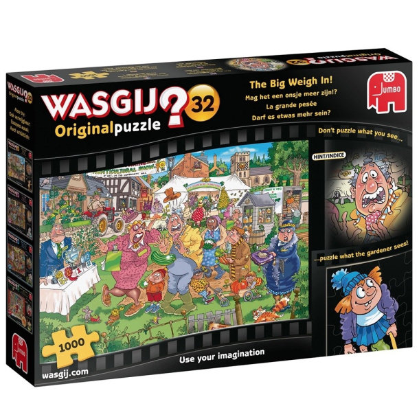 Wasgij 32, Puslespil Flower Show, 1000 brikker