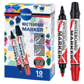 Whiteboard marker dual tip sort/rd
