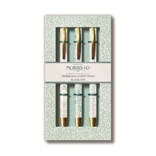 William Morris Kuglepenne, st medd 3 stk.