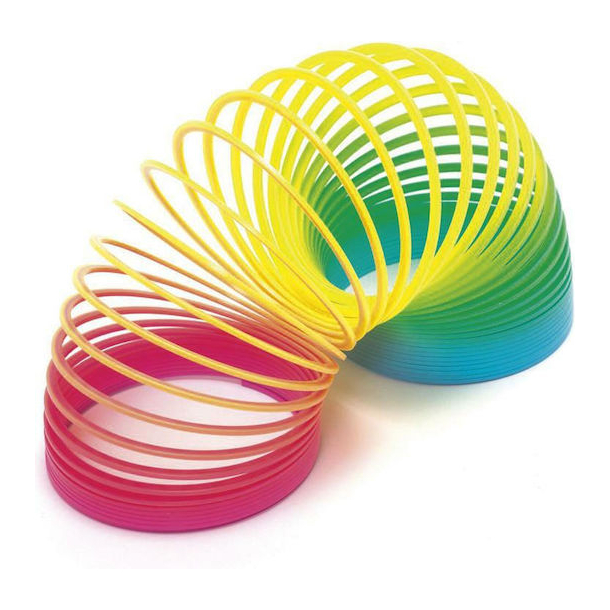 Spiral, regnbuefarvet