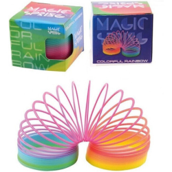 Spiral, regnbuefarvet